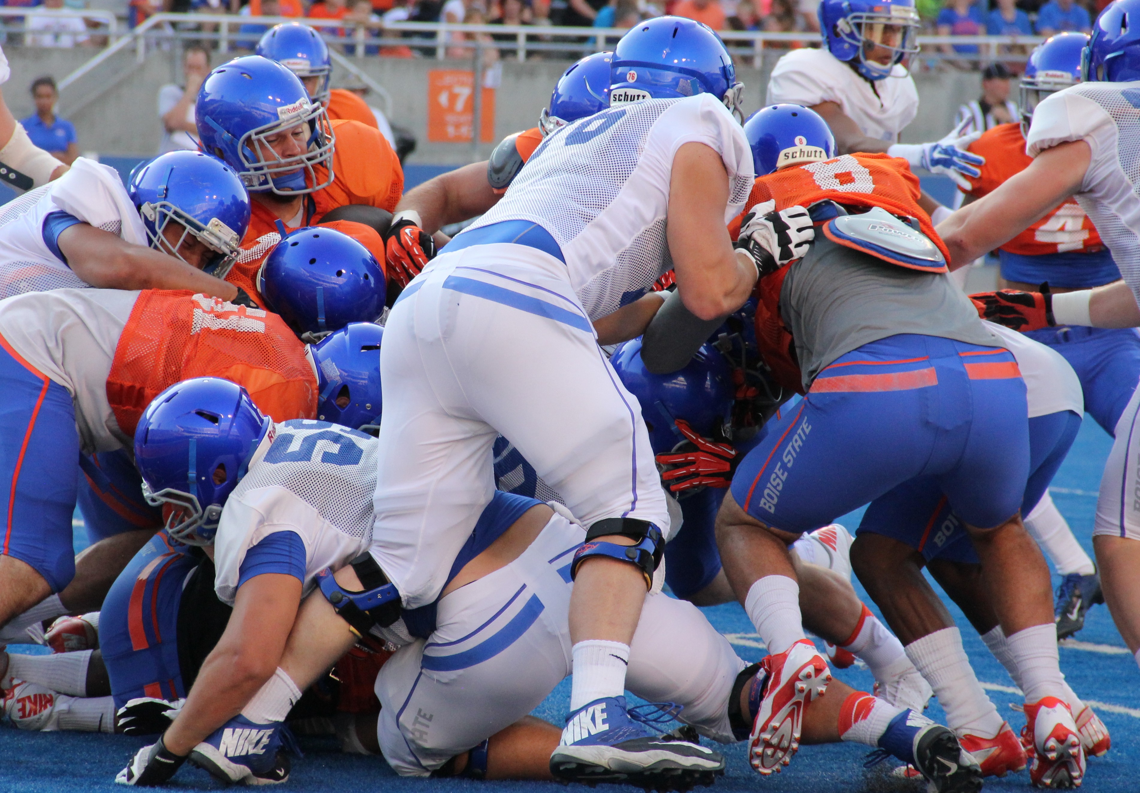 Boise State fall scrimmage Defense begins with a bang