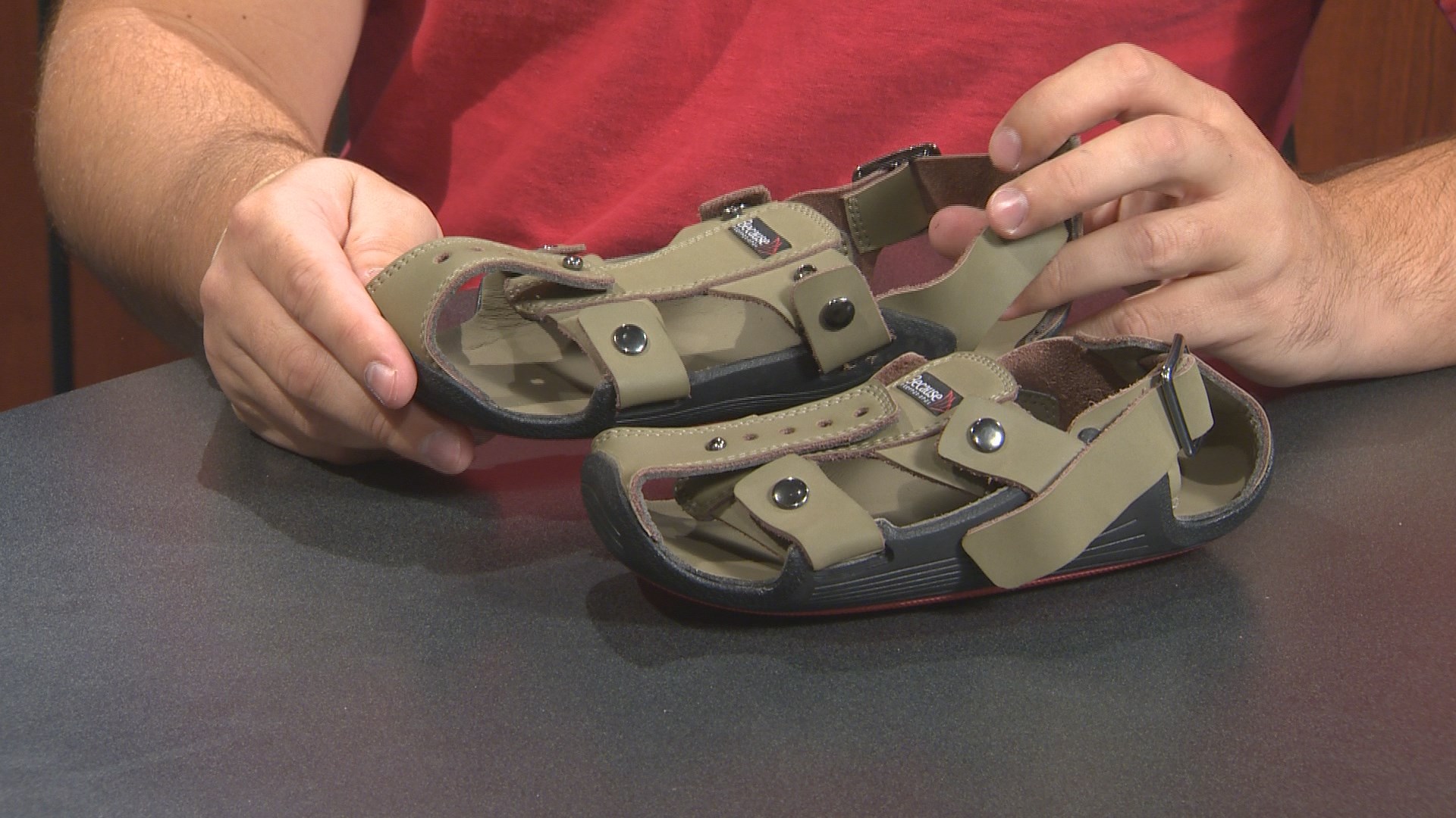 Nampa man creates shoes that grow five sizes