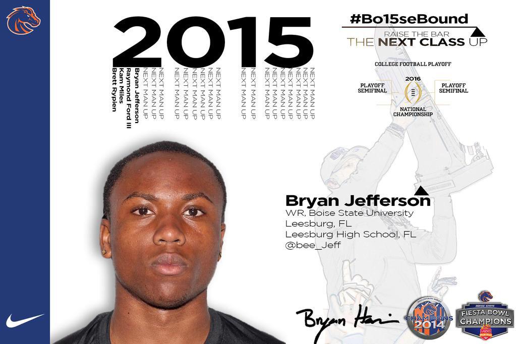 Boise State Recruiting Class 2015 Bryan Jefferson