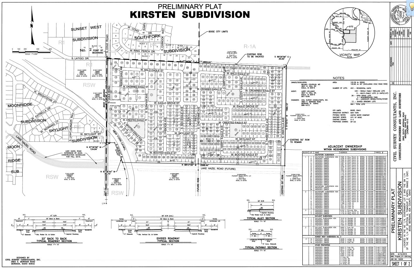 Massive Subdivision Proposed In Southwest Boise 