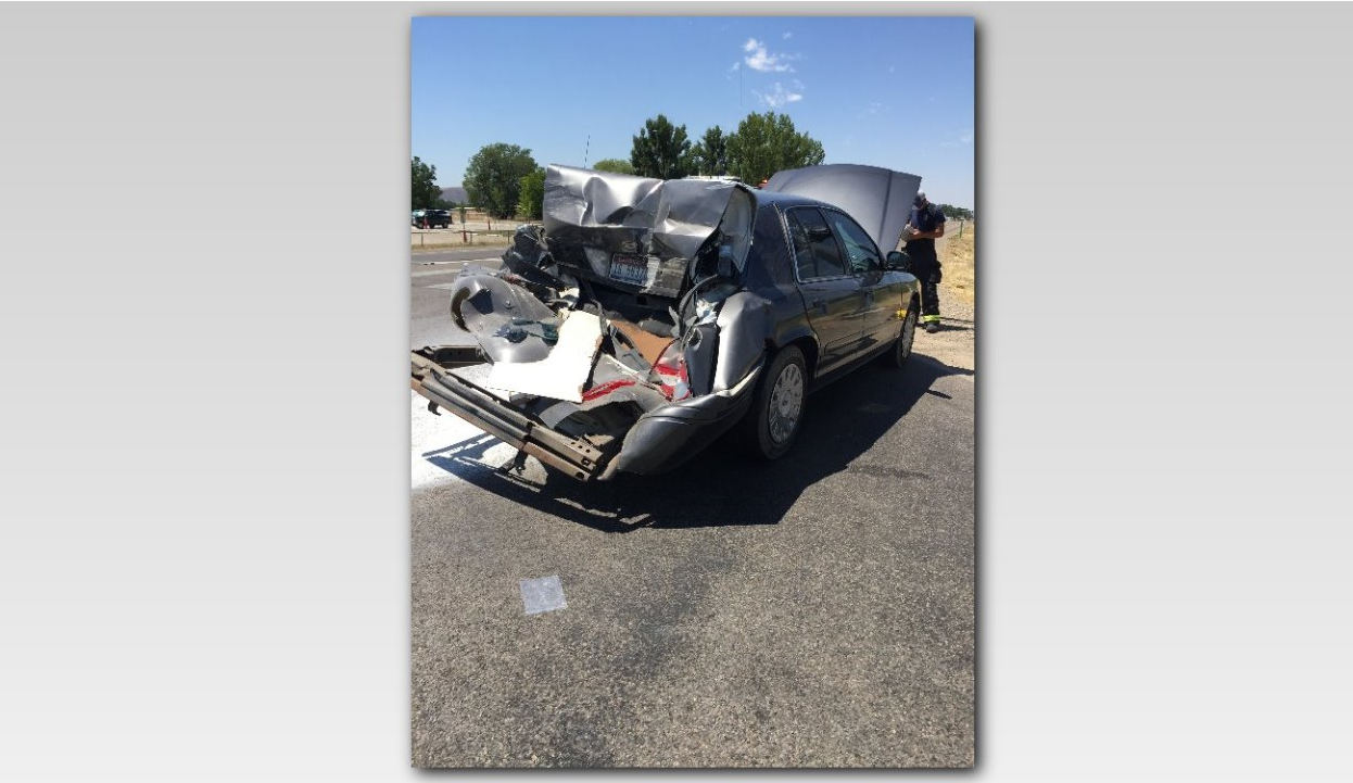 Emmett police chief involved in crash with semitruck