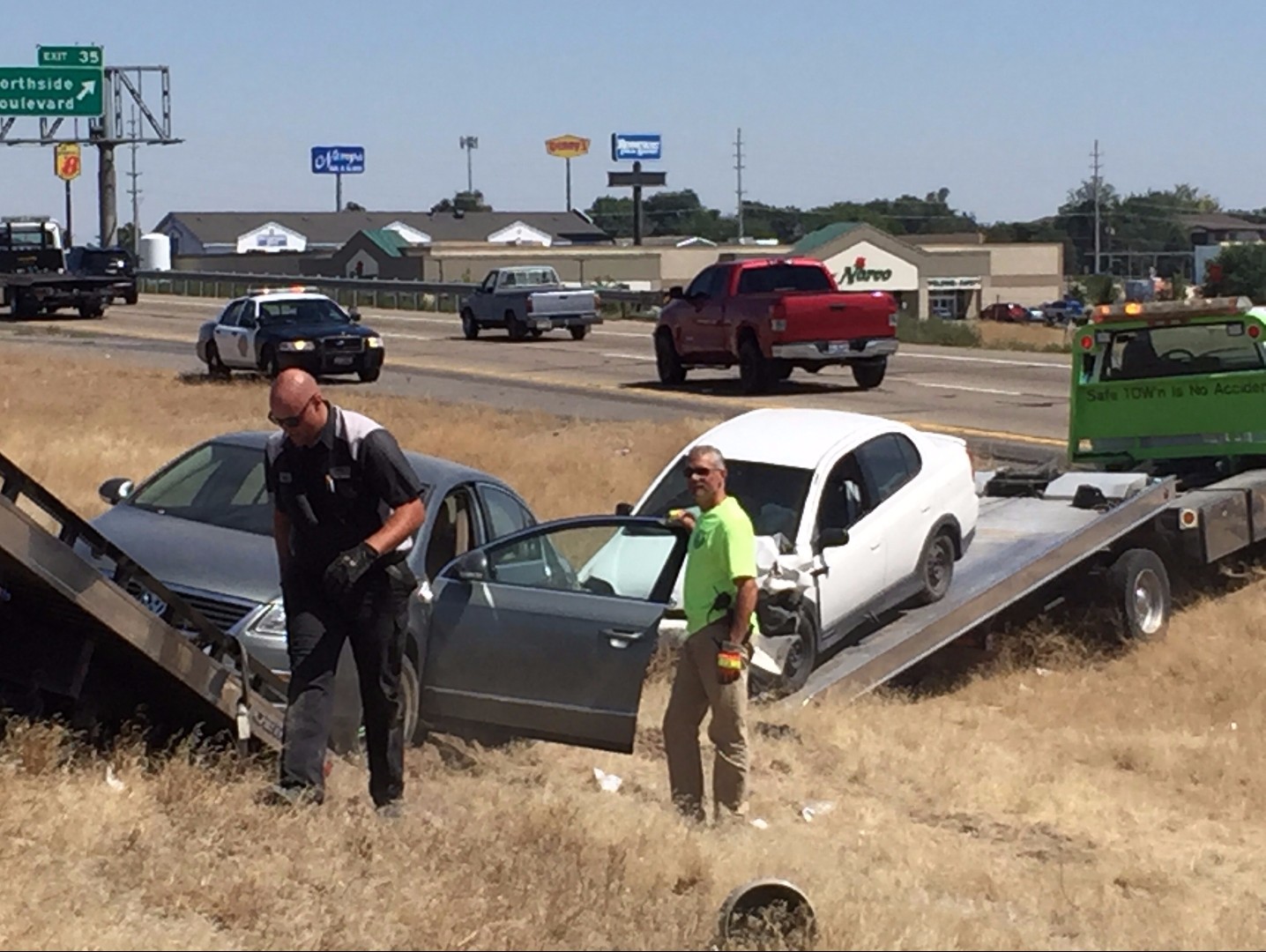 I84 crashes in Nampa