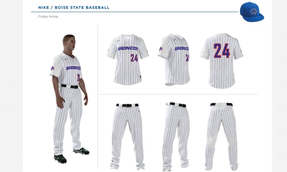 Boise State unveils baseball uniforms
