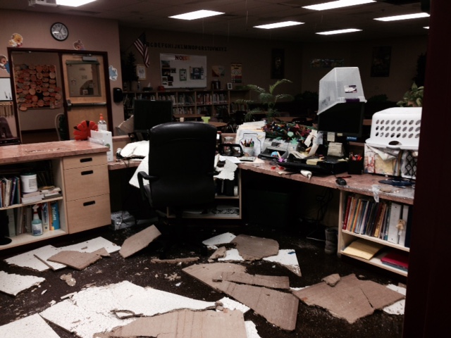 Pipe burst destroys thousands of school books | ktvb.com