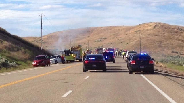 Multiple-vehicle crash on Highway 16 | ktvb.com